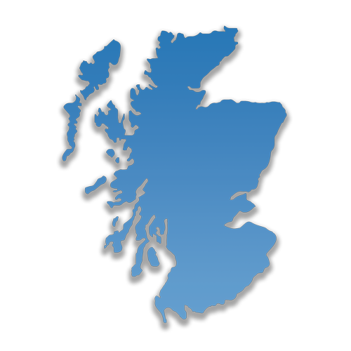 Scotland Same Day Courier Elite Logistics Map